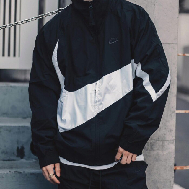 即日発送可 希少XL NIKE BIG SWOOSH フルジップ ジャケット