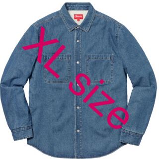 シュプリーム(Supreme)のSupreme Sherpa Lined Denim Shirt XL(Gジャン/デニムジャケット)