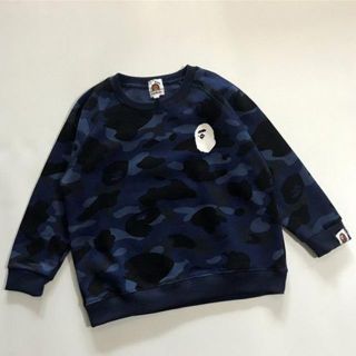 アベイシングエイプ(A BATHING APE)の１３０BAPE KIDS COLOR CAMO APE HEADCREWNECK(ジャケット/上着)