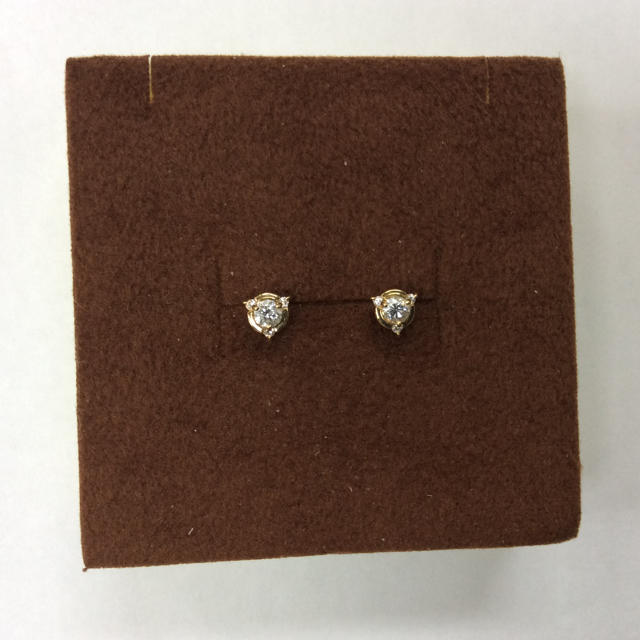 アクセサリーＫ18　ダイヤモンド0.26ｃｔ　ピアス 0288