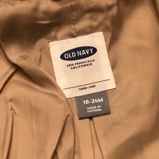 Old Navy(オールドネイビー)のold navy  トレンチコート  80～90 キッズ/ベビー/マタニティのベビー服(~85cm)(ジャケット/コート)の商品写真