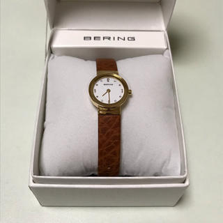 ベーリング(BERING)の【新品未使用】BERING茶色腕時計(腕時計)