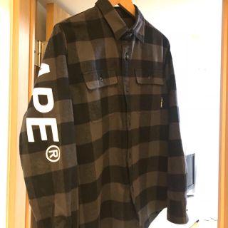 アベイシングエイプ(A BATHING APE)のbapeチェックシャツ(シャツ)