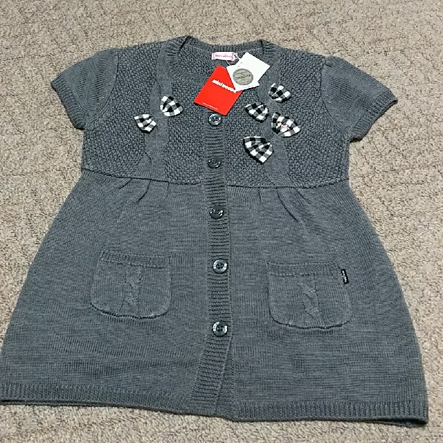 mikihouse(ミキハウス)のMIKI HOUSEリーナちゃんニット SWAROVSKI キッズ/ベビー/マタニティのキッズ服女の子用(90cm~)(ニット)の商品写真