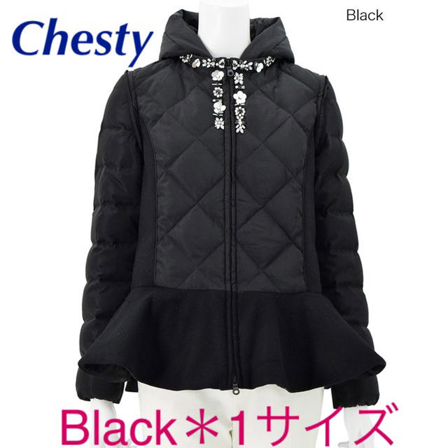 2022新生活 【新品＊送料込】Chesty Short Down Coat ＊ Black ０