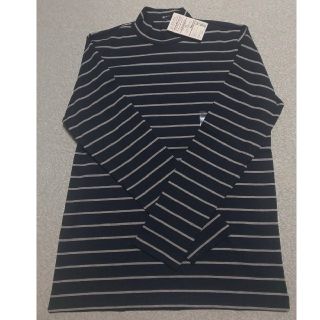 ムジルシリョウヒン(MUJI (無印良品))の無印良品 ボーダーハイネックTシャツ(Tシャツ(長袖/七分))