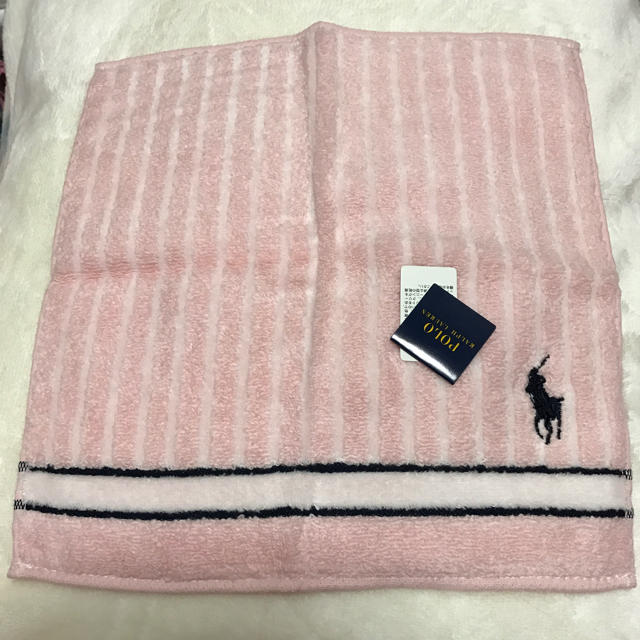 POLO RALPH LAUREN(ポロラルフローレン)の新品未使用 ポロラルフローレン タオルハンカチ レディースのファッション小物(ハンカチ)の商品写真