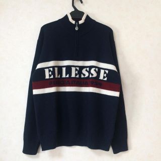 エレッセ(ellesse)のellesse ハーフジップニット 90s ヴィンテージ(ニット/セーター)