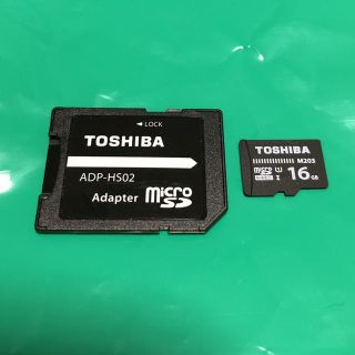 トウシバ(東芝)のTOSHIBA SDカード 16GB microSD(その他)