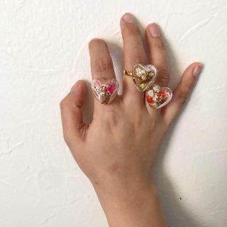 ロキエ(Lochie)のhandmade accessory ∫ glitter(リング)