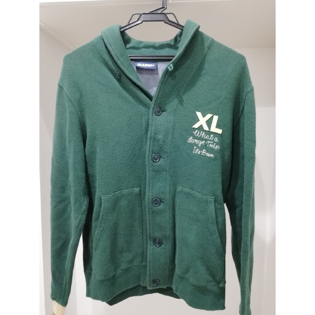 XLARGE - 大人気☆XLARGE☆ビッグロゴ入りニットカーディガン☆大特価