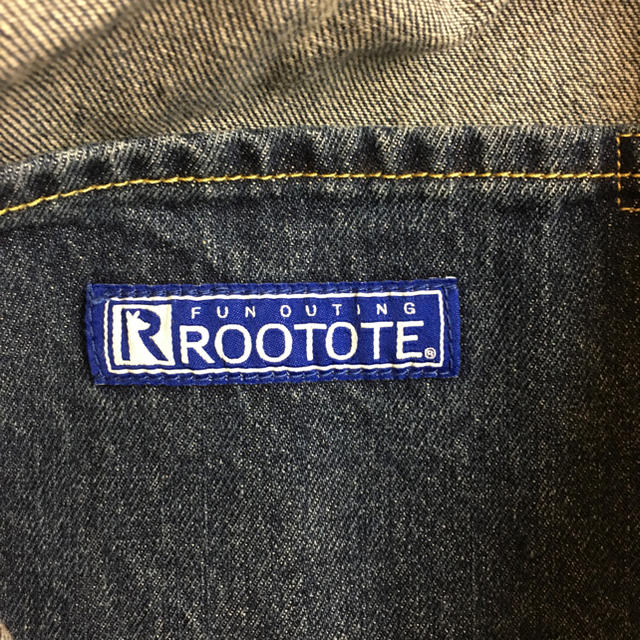 ROOTOTE(ルートート)の値下げ ROOTOTE 新品タグ付き デニムバック レディースのバッグ(トートバッグ)の商品写真