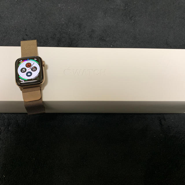 Apple Watch Series4 Gold Stainless Steelメンズ