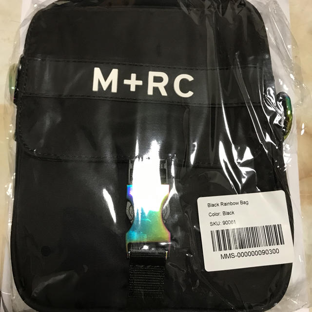 『4年保証』 M+RC NOIR RAINBOW BAG BLACK ショルダーバッグ