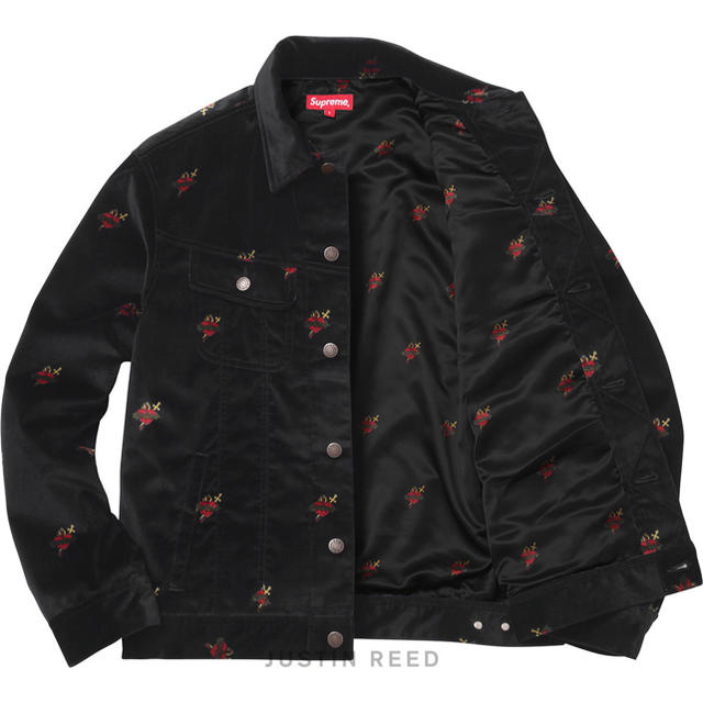 supreme velvet tracker jacket