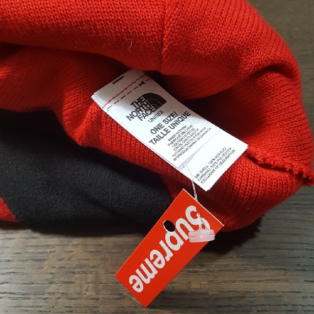 Supreme THE NORTH FACE ビーニー レッド 2