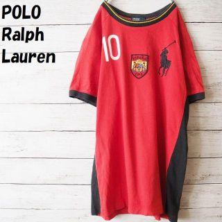 ポロラルフローレン(POLO RALPH LAUREN)の【人気】ポロ ラルフローレン 刺繍ビッグポニーTシャツ スペイン サイズ160(Tシャツ/カットソー)