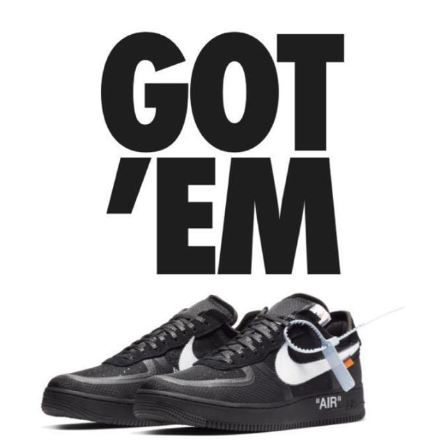 正規品 Off White NIKE AIR FORCE 1 28.5 cm