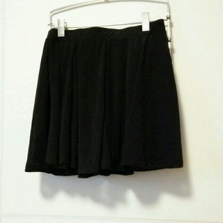 エイチアンドエム(H&M)のH&M 黒フリーサイズスカート(ミニスカート)