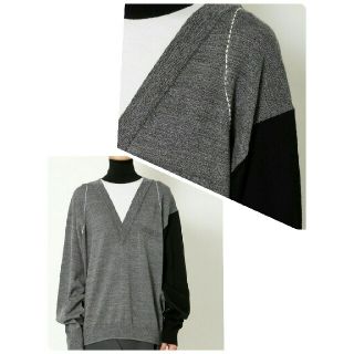 LE CIEL BLEU - IRENE Layered Bicolor Knit 新品 アイレネの通販 ...