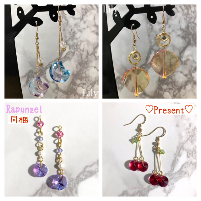 SWAROVSKI(スワロフスキー)のめーたろ様 専用ページ ハンドメイドのアクセサリー(ピアス)の商品写真