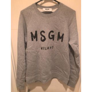 エムエスジイエム(MSGM)のMSGM メンズ ロゴプリントスウェット トレーナー(スウェット)