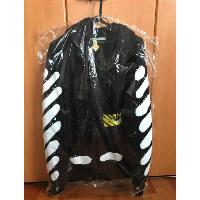 OFF-WHITE SPRAY DIAGONALS ZIP HOODIEパーカー