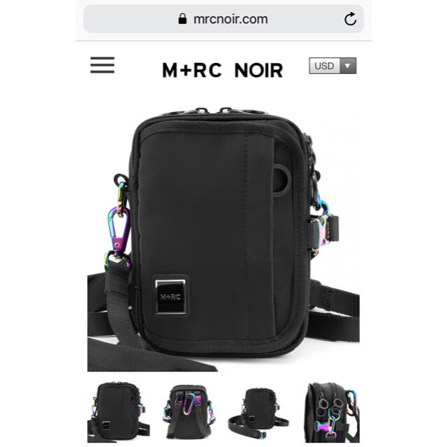 M+RC NOIR RAINBOW TRAP BAGショルダーバッグ