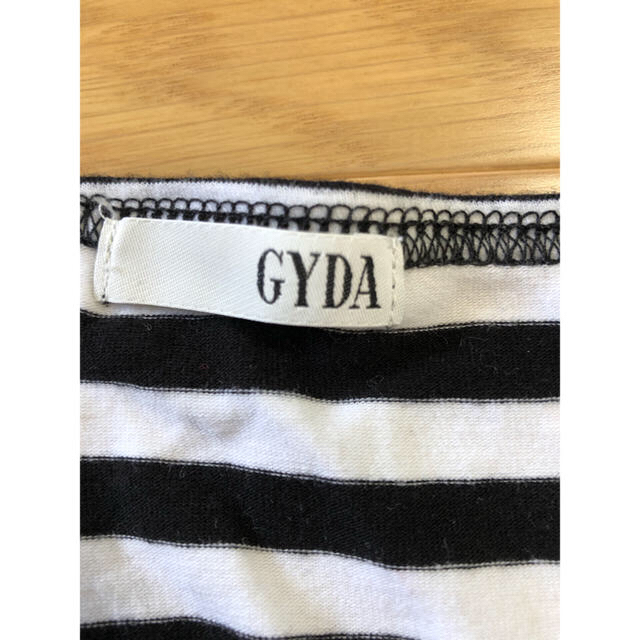 GYDA(ジェイダ)の【試着のみ】GAYD ボーダートップス レディースのトップス(カットソー(長袖/七分))の商品写真