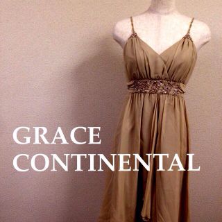 グレースコンチネンタル(GRACE CONTINENTAL)のグレースコンチネンタル ビジュードレス★(ロングワンピース/マキシワンピース)