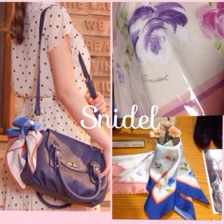 スナイデル(SNIDEL)のSnidel新品レア♡ノベルティスカーフ(バンダナ/スカーフ)