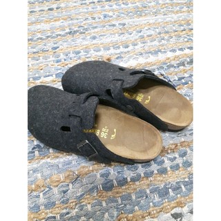 ビルケンシュトック(BIRKENSTOCK)の黒ネコ様専用***　BIRKENSTOCK ボストン  36 試着のみ 23.0(ローファー/革靴)