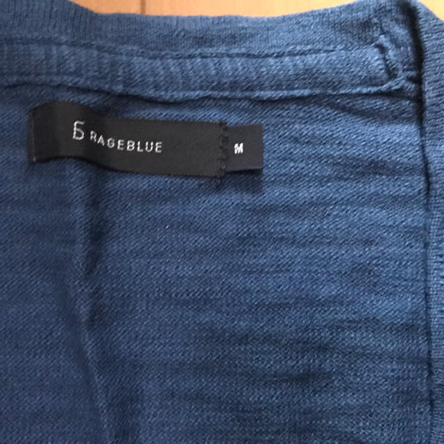 RAGEBLUE(レイジブルー)の値下げ RAGE BLUE 5部袖 カーディガン M メンズのトップス(カーディガン)の商品写真
