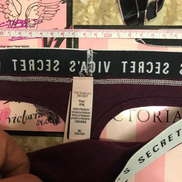 Victoria's Secret(ヴィクトリアズシークレット)のヴィクトリアシークレット★ティーバッグ★USサイズM レディースの下着/アンダーウェア(ショーツ)の商品写真