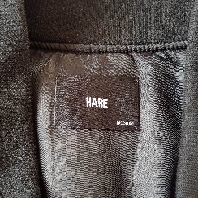 HARE(ハレ)のHARE　  MA-1　ブラック メンズのジャケット/アウター(ブルゾン)の商品写真