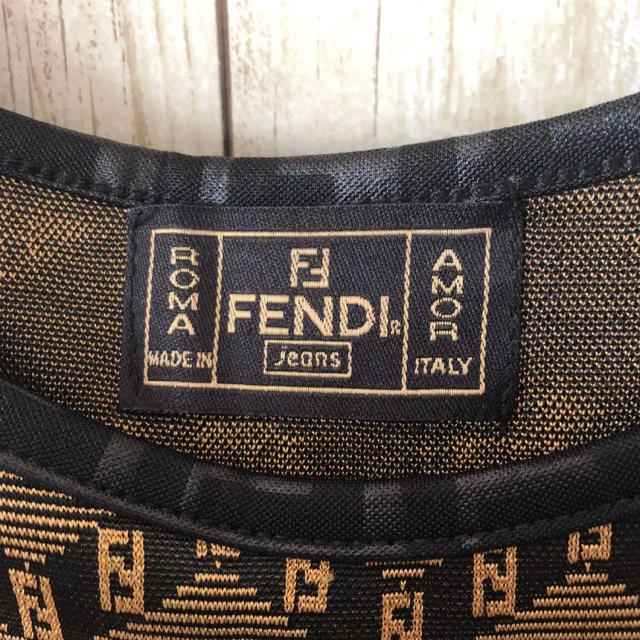 イタリア製 フェンディ  FENDI ワンピース ロゴ ズッカ ワンピ