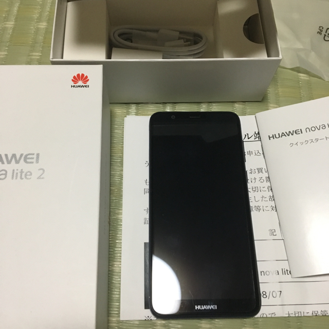 ANDROID(アンドロイド)の【美品】HUAWEI nova lite 2　SIMフリー スマホ/家電/カメラのスマートフォン/携帯電話(スマートフォン本体)の商品写真