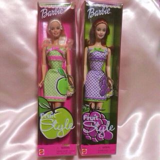 バービー(Barbie)のバービーfruit style2体セット(ぬいぐるみ)