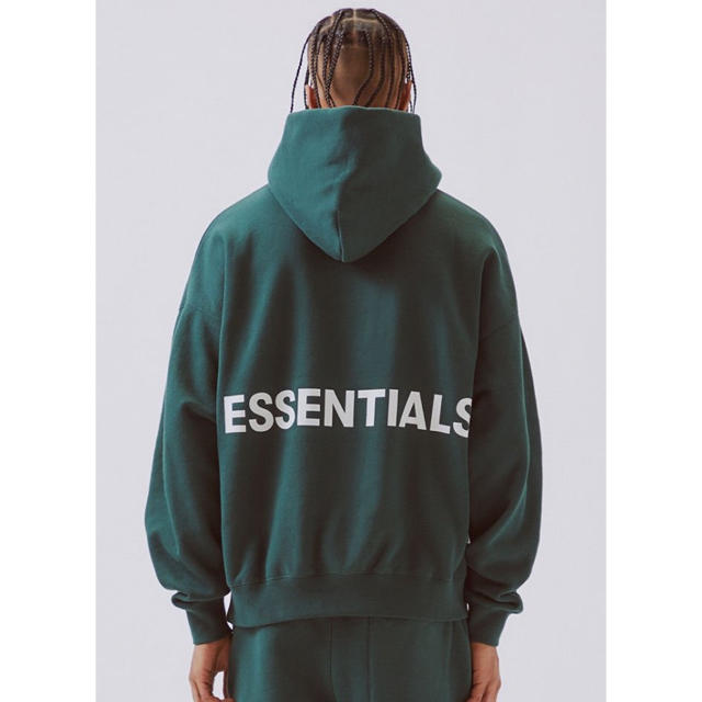 fear of god essential 新作　グリーン