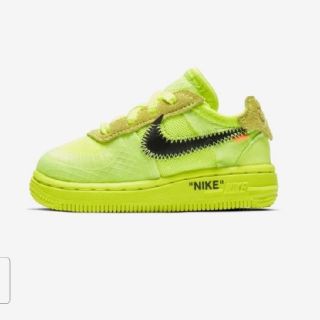 オフホワイト(OFF-WHITE)のNIKE AIR force 1 キッズ 13cm エアフォース1(スニーカー)