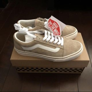 ヴァンズ(VANS)のVANS スニーカー 23 ベージュ OLD SKOOL DX(スニーカー)