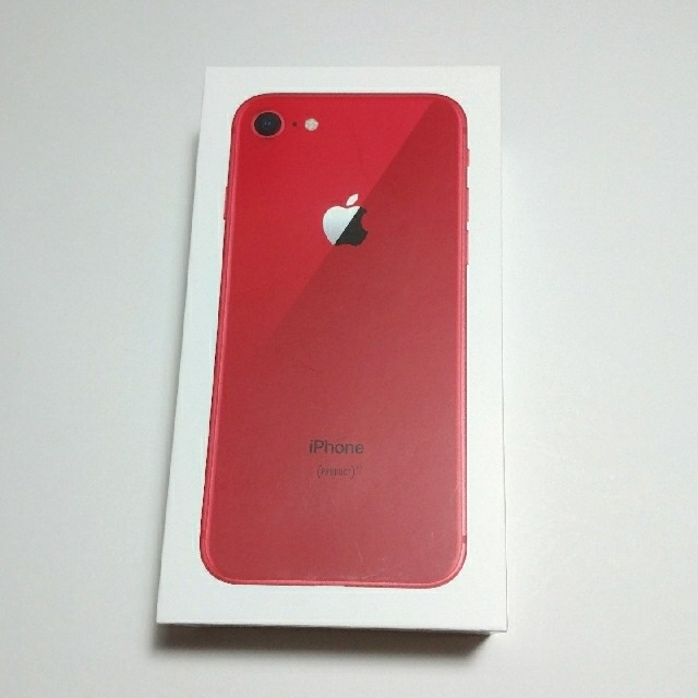 iPhone - iPhone8 64GB 本体 au レッド 判定○