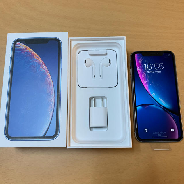 iPhone - にゃん様 新品 SIMフリー iPhoneXR 64GB BLUE ブルー の通販 by tinakoro's shop