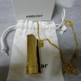 アンブッシュ(AMBUSH)のAMBUSH　アンブッシュライターケース ネックレス ゴールド(ネックレス)