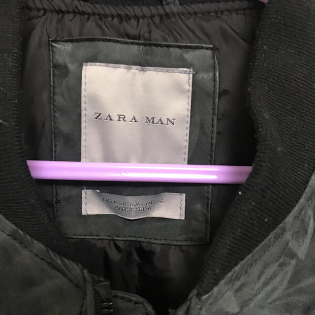 ZARA(ザラ)のzara MA-1 メンズのジャケット/アウター(レザージャケット)の商品写真