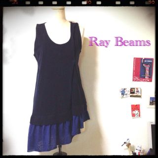 ビームス(BEAMS)のRayBeams アシンメトリートップス(カットソー(半袖/袖なし))