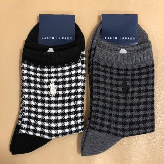 ポロラルフローレン(POLO RALPH LAUREN)の新品 レディース POLO ポロラルフローレン 人気柄 ソックス2足組(ソックス)