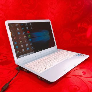 エヌイーシー(NEC)の【超美品 高性能】NEC 高性能Core i5 非常に綺麗なブルーカラー❤️(ノートPC)