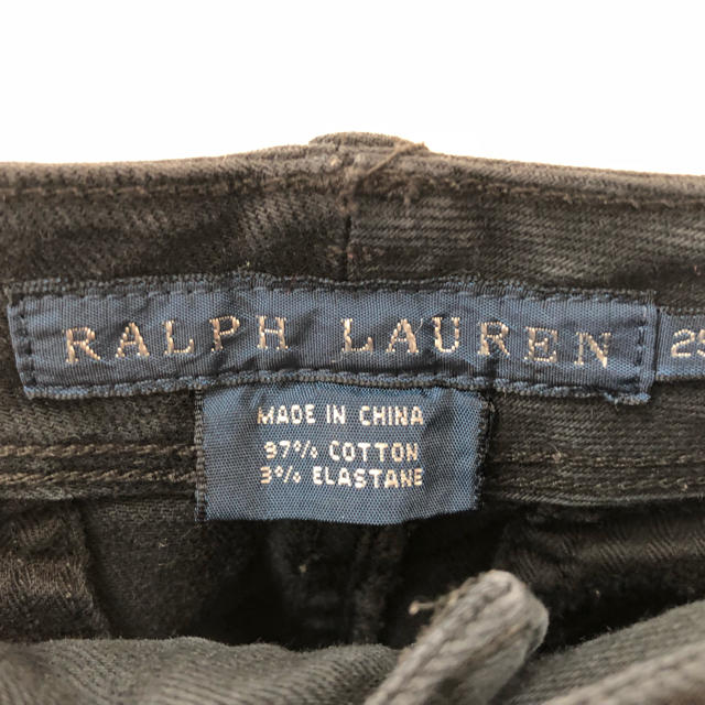 Ralph Lauren(ラルフローレン)の[クリーニング済] ラルフローレン 黒 乗馬パンツ レディースのパンツ(カジュアルパンツ)の商品写真