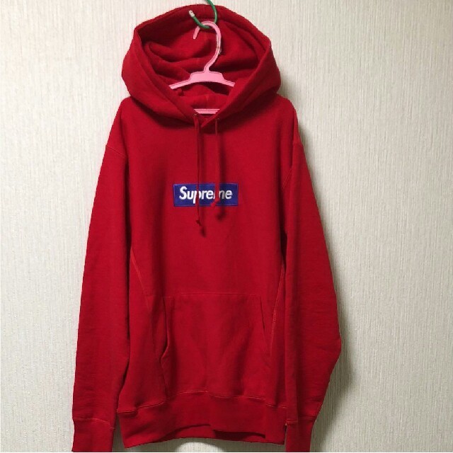 Supreme 2017A/W Box Logo パーカー 赤 L 新品